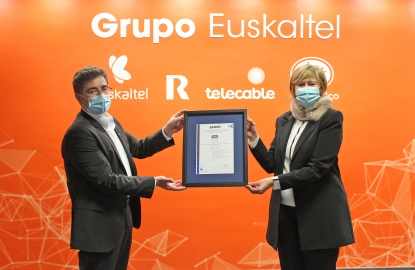 Euskaltel, Telecable y R obtienen el certificado AENOR por sus protocolos de prevención frente a la COVID-19
