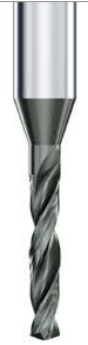 Broca pequeña para profundidades máximas de hasta 4 x d en acero