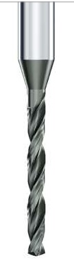 Broca pequeña para profundidades de 6 x d y 7 x d en aceros aleados