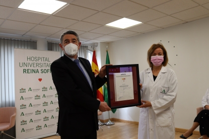 Aenor concede al Hospital Reina Sofía el certificado del Índice de Humanización de Hospitales Infantiles