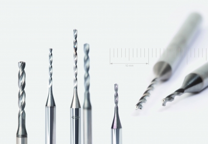 Brocas con refrigeración interna con un rango de diámetros de 1 a 2,9 mm
