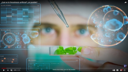 El nuevo vídeo de la campaña 'UniQoos con Química' explica qué es la fotosíntesis artificial