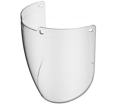 Viseras con lunas de policarbonato transparente