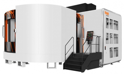 Máquina multitarea adecuada para el mecanizado de componentes aeroespaciales de gran tamaño