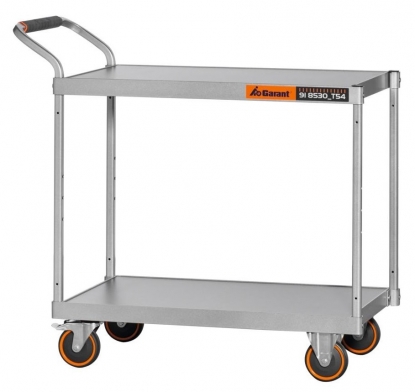 Mesa rodante con dos superficies de carga