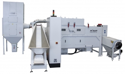 Rösler instala una granalladora de cinta de alimentación continua RSBS 1702 en Berker