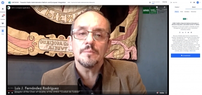 La UNED de Tudela participó en el foro europeo de la excelencia en el sector público CAF2020 de Viena