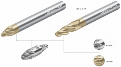 Fresas cónicas y tangenciales que posibilitan un acabado hasta un 90% más rápido