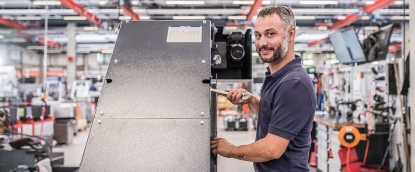 Cinta transportadora de listones