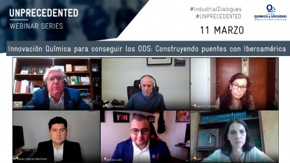 Un webinar destaca el papel de la química para conseguir los ODS y en la colaboración con Iberoamérica