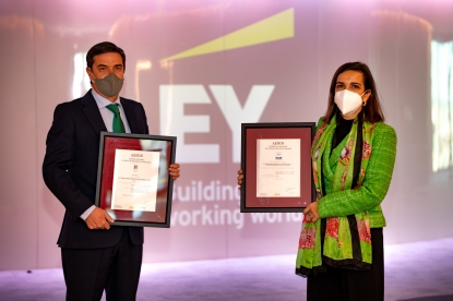 EY obtiene la doble certificación en ciberseguridad por parte de Aenor