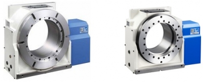 Mesas giratorias con un agujero pasante de grandes dimensiones