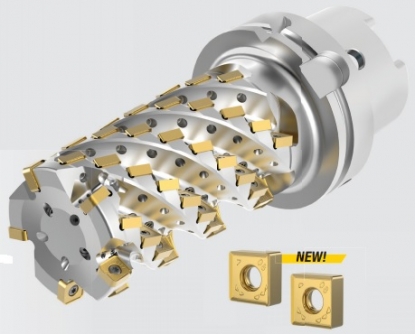 Fresa para escuadrado helicoidal con nueva geometría para mecanizado de ligero a medio