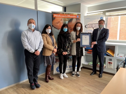 Aenor certifica a Médicos del Mundo por sus protocolos y medidas frente a la COVID-19