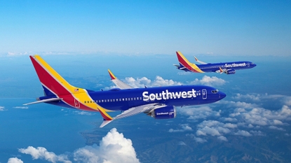 Southwest Airlines hace un pedido de 100 aviones Boeing 737 MAX, además de 155 opciones de compra