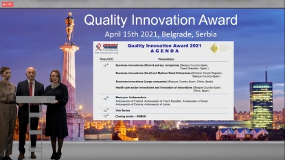 Seis firman vascas obtienen reconocimientos a la innovación en la gala del “Quality Innovation Award”