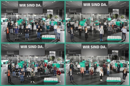 Los 59 aprendices y estudiantes de DHBW en Arburg se integrarán en la empresa