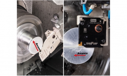 Herramientas de tronzado sobre el eje Y, adaptadores modulares y nueva plaquita