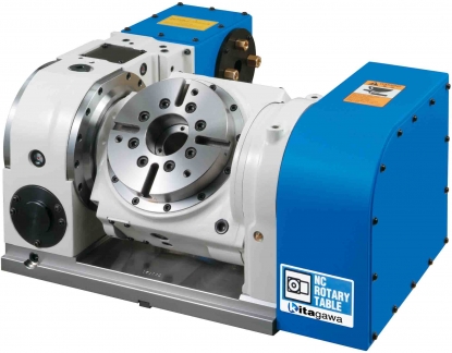 Mesa rotativa NC inclinada con placa frontal de 180 mm de diámetro adecuada para mecanizado de 4º y 5º eje