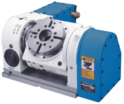 Mesa rotativa NC inclinada con placa frontal de 250 mm adecuada para mecanizado de 4º y 5º eje