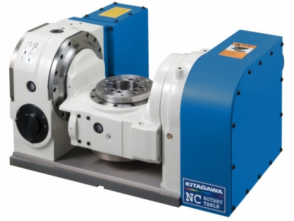 Mesa rotativa NC inclinada con placa frontal de 140 mm adecuada para mecanizado de 4º y 5º eje