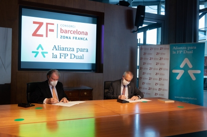 El Consorci de la Zona Franca de Barcelona se incorpora a la Alianza para la FP Dual