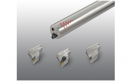 Ampliación de línea de barras de mandrinar antivibratorias con diámetros de 80 mm y nuevas cabezas de torneado