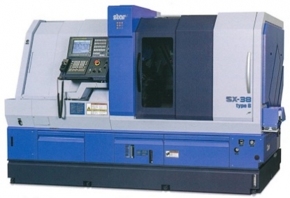 Torno automático de tipo suizo para mecanizado de piezas de grandes diámetros y formas complejas