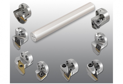 Barras de mandrinar de acero con conexión dentada para cabezas intercambiables