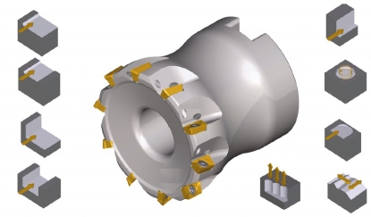 El fresado de alto avance y torneado/taladrado multifuncional 