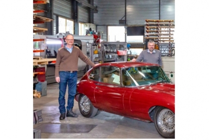 El proyecto Triamp ha electrificado tres coches antiguos con la incorporación de máquinas Bystronic