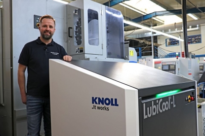 Kirchhof mejora la productividad con el sistema compacto de alta presión LubiCool-L de Knoll