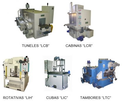 Máquinas para los tratamientos superficiales adaptadas a la producción
