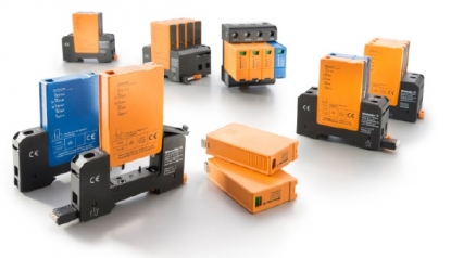 Protección contra sobretensiones en los sistemas de energía con un diseño especialmente compacto