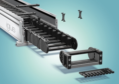 Kits con sistema de suministro de energía, distribución interior, carril y terminales para largos recorridos