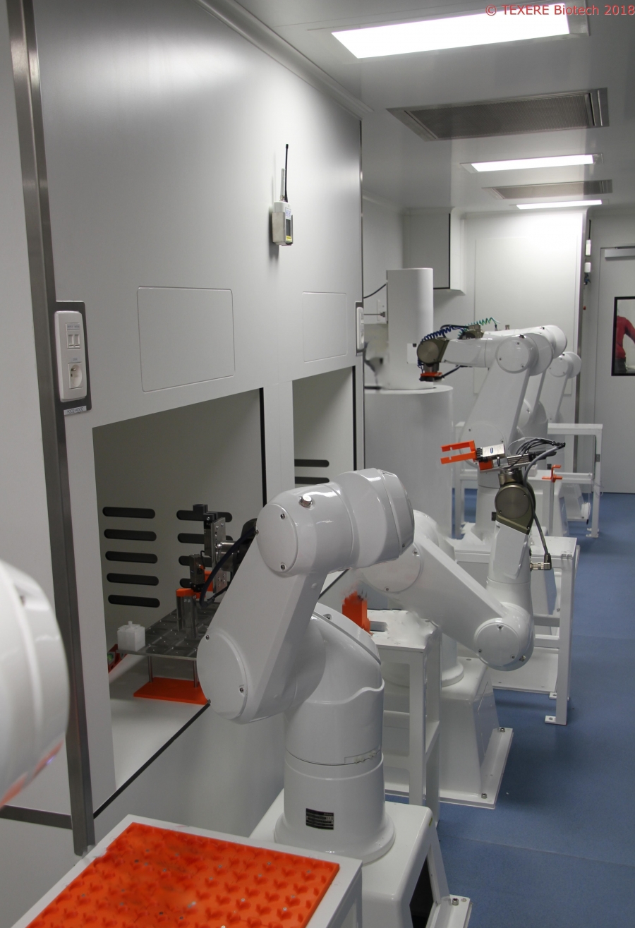 Uso de robots para procesar huesos para implantes de cadera