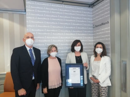 Aenor certifica frente a la COVID-19 todas las oficinas y los servicios centrales de Banca March