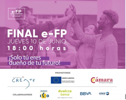 e-FP reconoce los mejores proyectos de emprendimiento de estudiantes de FP de Grado Medio y Superior