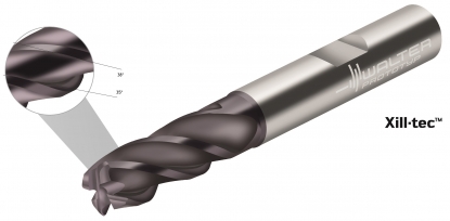 Fresas de metal duro integral con una novedosa geometría de alto rendimiento con hélice variable