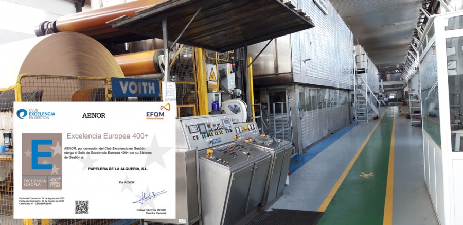 Aenor concede la certificación “Residuo Cero” a Hinojosa Paper Alquería