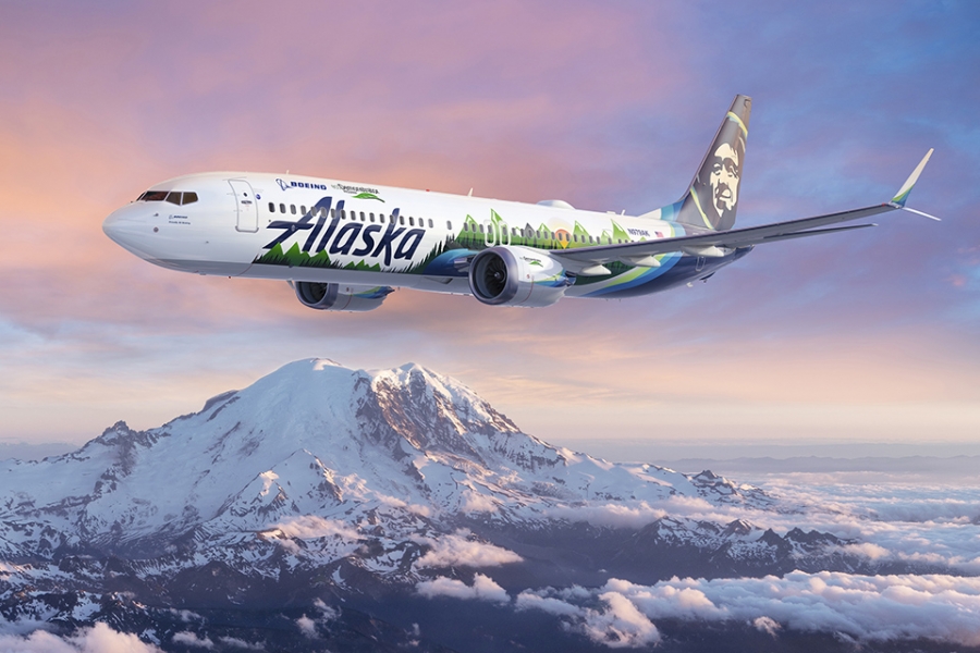 Boeing y Alaska Airlines colaboran para que volar sea más seguro y más sostenible
