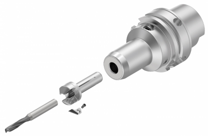 Sistema para taladrado y avellanado de agujeros en una sola pasada para sujeciones aeroespaciales