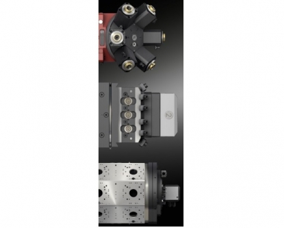 Torretas de tipo corona, de tipo cabezal y de hileras de husillos y utillaje especial