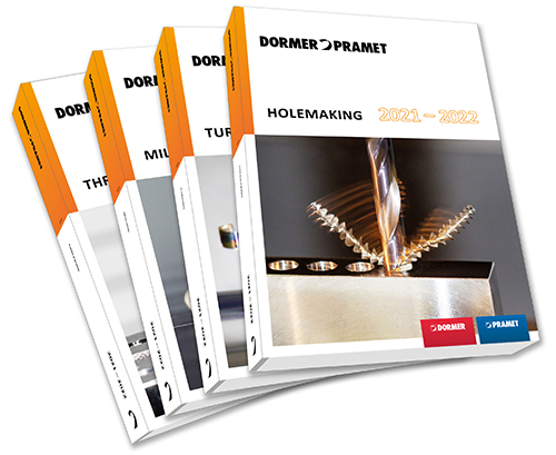 Dormer Pramet presenta cuatro nuevos catálogos generales de productos métricos