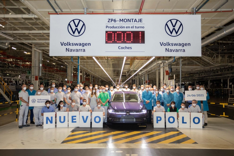 Volkswagen Navarra comienza la producción en serie del nuevo Polo 