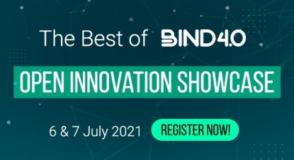 El evento “Open Innovation Showcase – The Best of BIND 4.0”, on-line los días 6 y 7 de julio