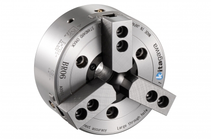 Mandril automático de elevada precisión con orificio pasante ancho