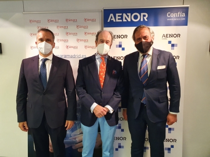 Aenor entra en el capital de la entidad de certificación Cámara Certifica con una posición de control