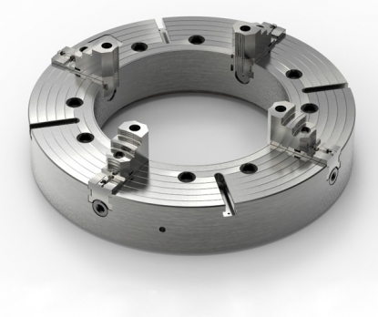 Platos de 4 garras independientes de gran paso de barra