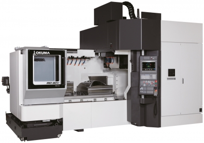 Centro de mecanizado MB-80V de Okuma para piezas de gran tamaño
